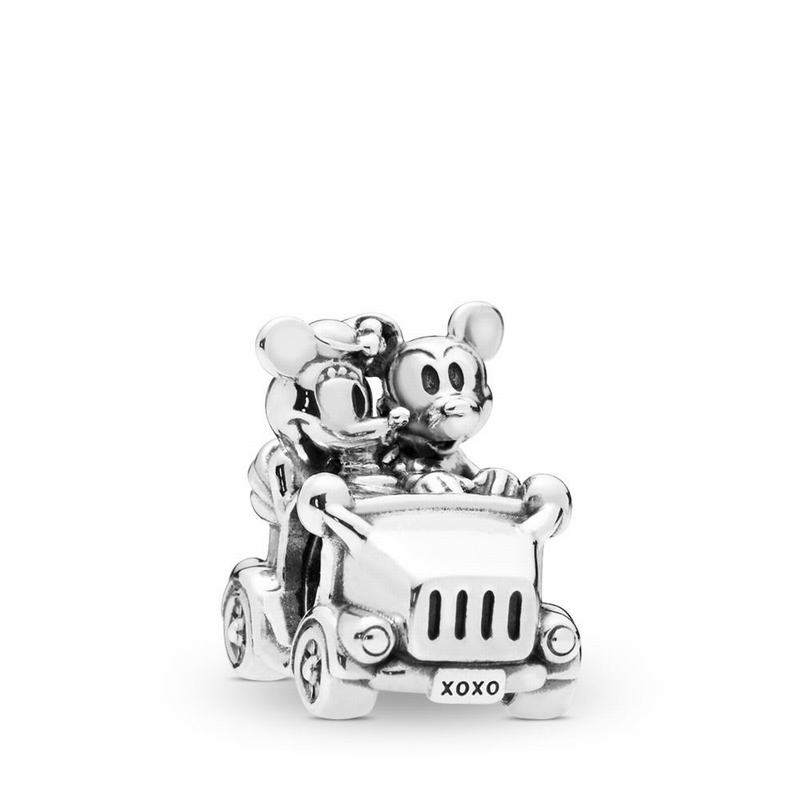 Pandora Australia Disney Minnie Mouse & Mickey Mouse Car Charm - Sterling Silver | CVFXMA384